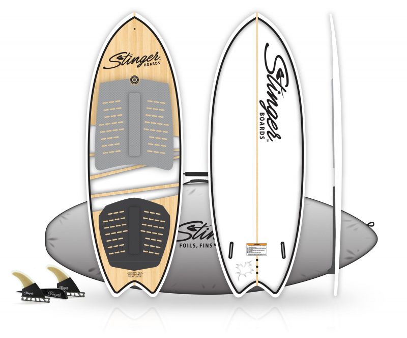 Stinger Wake Surf 4'11" Package
