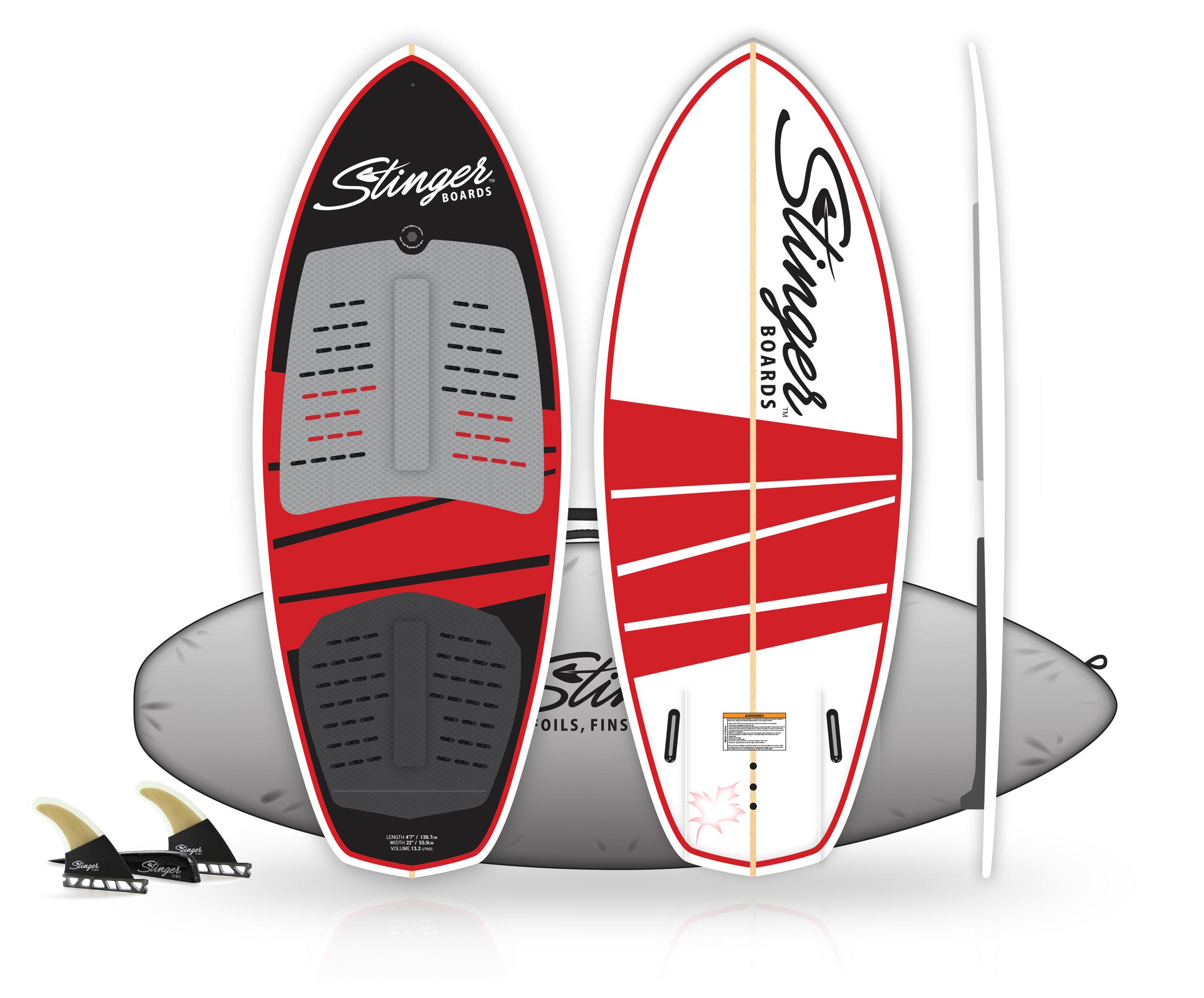 Stinger Wake Surf 4'7" Package